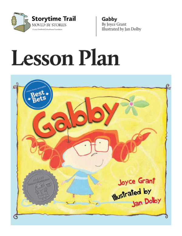 Gabby lesson plan cover