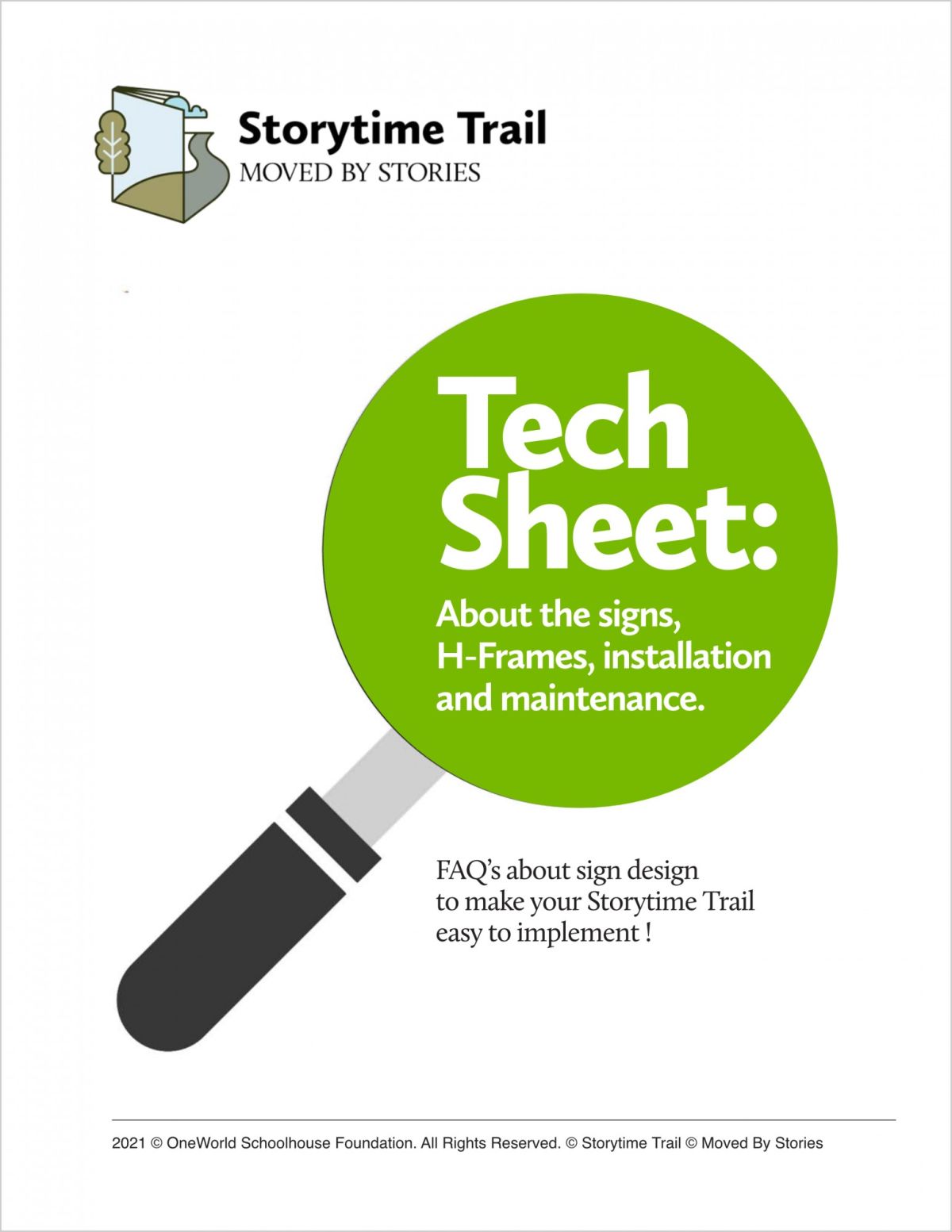 Tech sheet cover